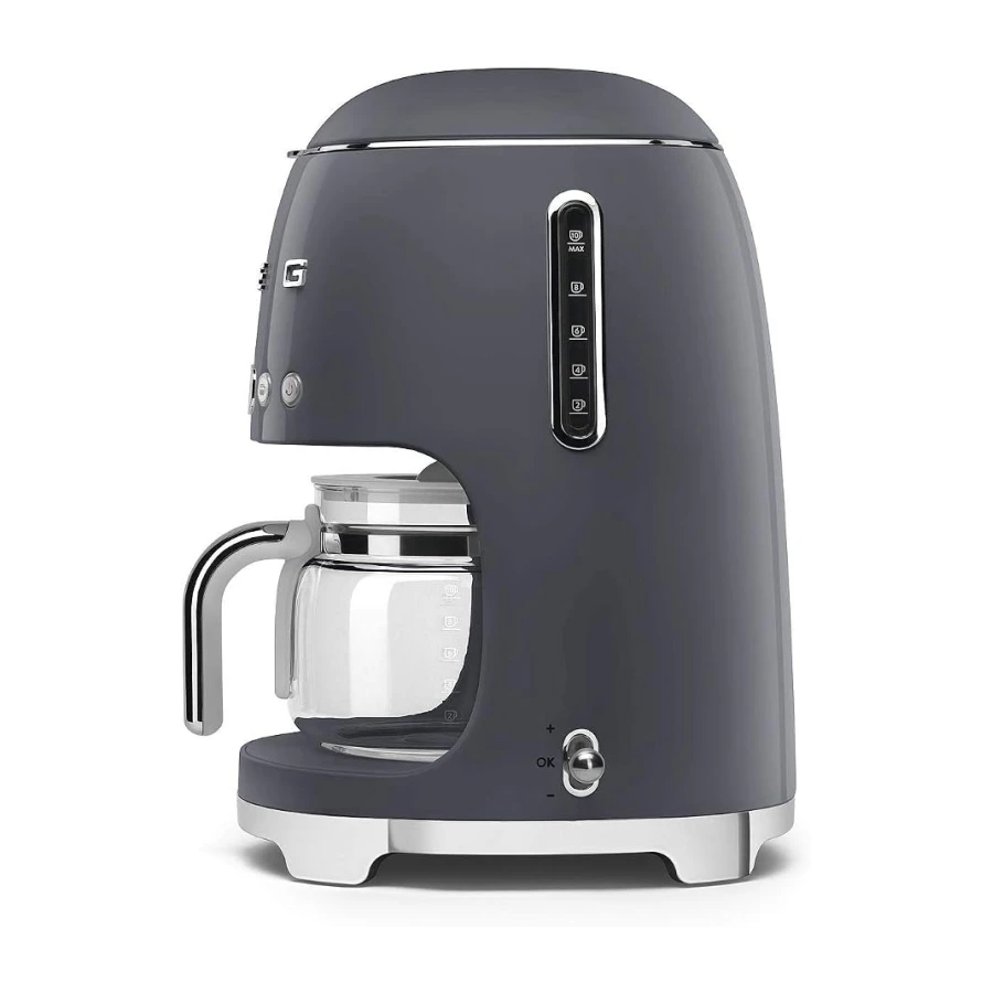 Smeg Barut Grisi Filtre Kahve Makinesi 50'S Style DCF02GREU