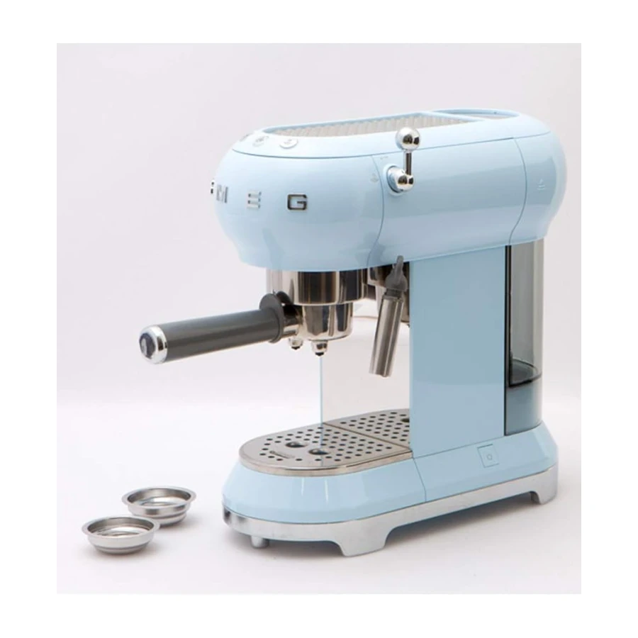 Smeg ECF01PBEU Espresso Makinesi, Pastel Mavi