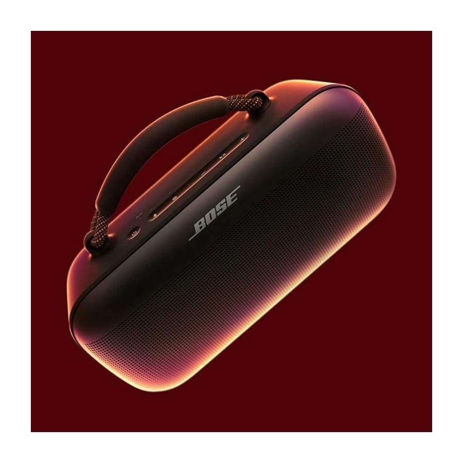 Bose SoundLink Max Bluetooth Hoparlör, Taşınabilir Kablosuz Hoparlör, IP67 Su Geçirmez, 20 Saate Kadar Pil Ömrü, USB-C ve 3,5 mm AUX Girişli, Siyah