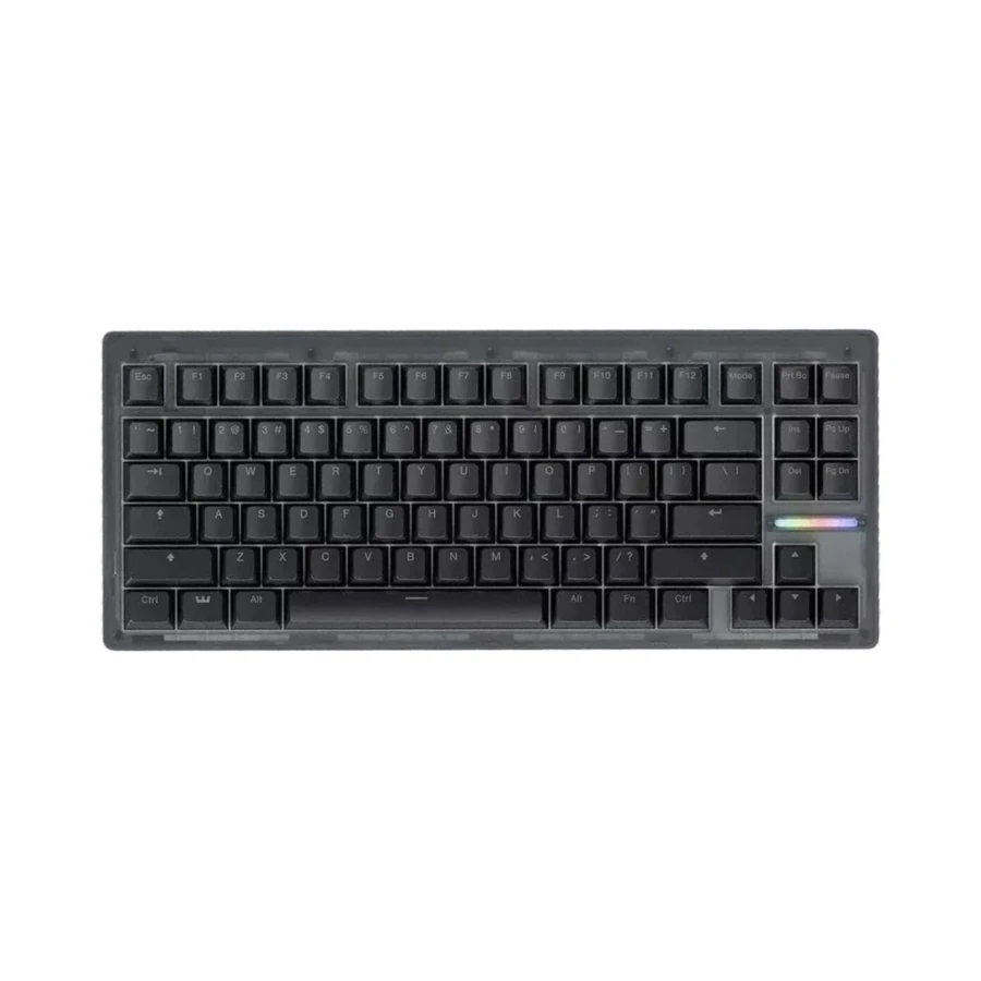 Wooting 80HE Ghost Lekker L60 Linear Manyetik Switch Gaming Klavye Siyah US Layout