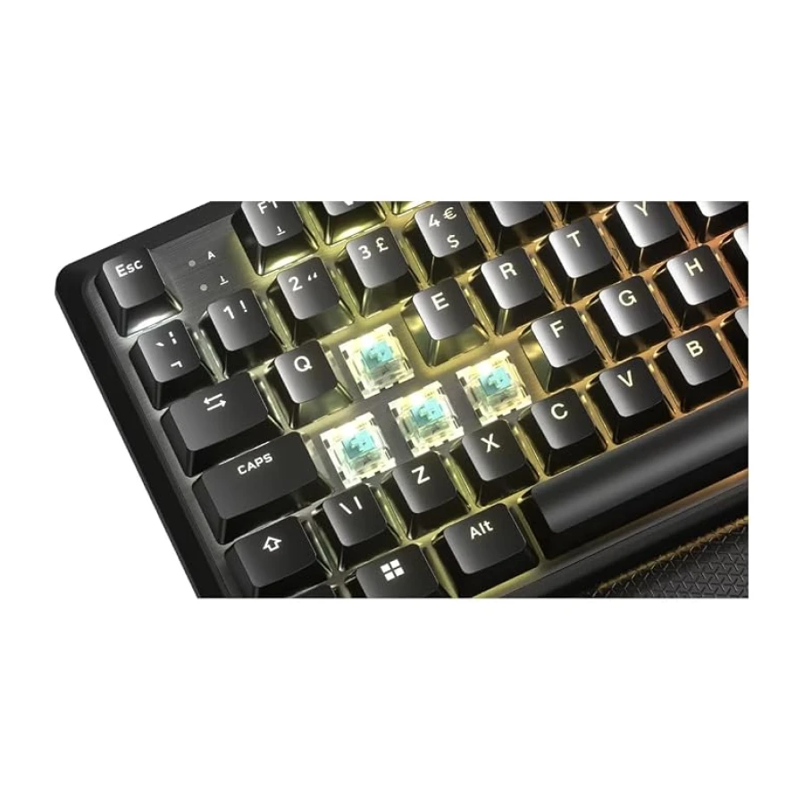 CORSAIR K70 PRO TKL Yüksek Performanslı Hall Etkisi Sensörlü Programlanabilir Oyuncu Klavyesi MGX Switch - Siyah (CH-911911G-TR)