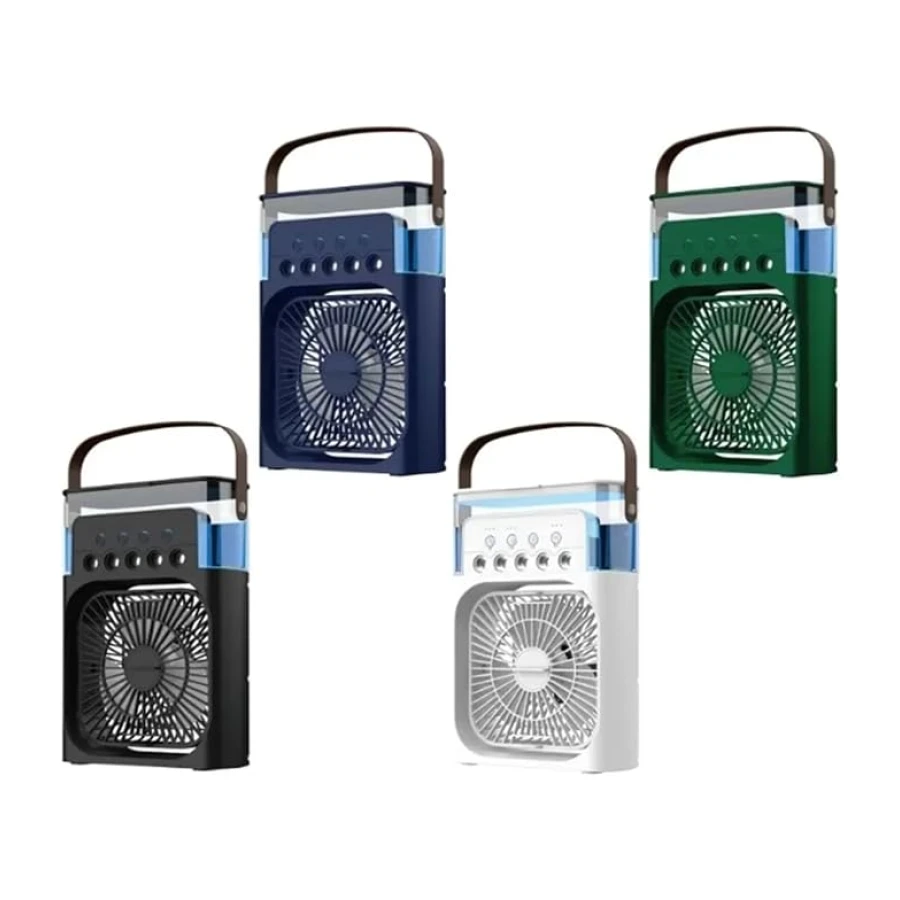 AKSU Katjmer KTFN-21 Buharlı Işıklı Masaüstü USB Fan (BEYAZ)