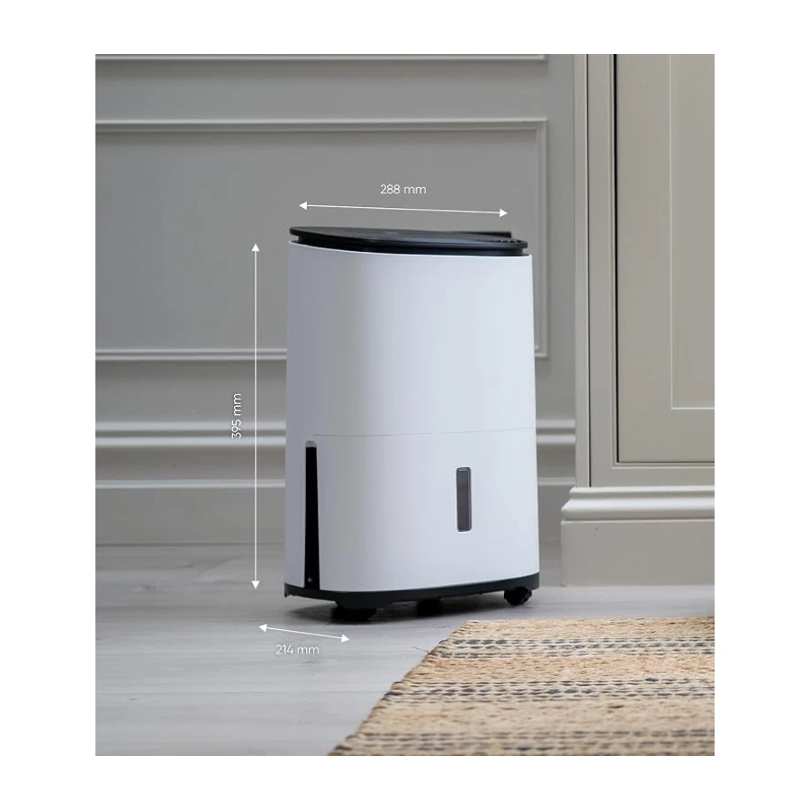 MeacoDry Arete® One 6L Nem Alma ve Hava Temizleyici | Kompakt, Ultra Sessiz 32dB | Küçük Odalar ve Daireler İçin İdeal Yatak Odası Nem Alma Cihazı | H13 HEPA Filtre | Akıllı, Gece ve Çamaşır Modları