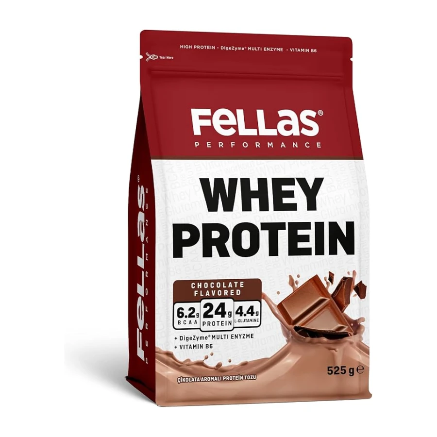 Fellas Performance Çikolata Aromalı Whey Protein 525g