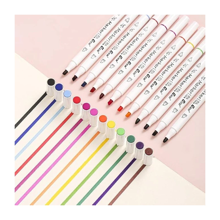 Valkyrie 48 Adet Slim Marker Kalem Seti