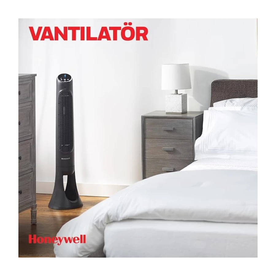 HONEYWELL QuietSet Tower HYF290, 8 Hız Ayarı, 80 Derece Salınım, Zamanlayıcı Fonksiyonu, Uzaktan Kumanda, Kısma Seçenekleri