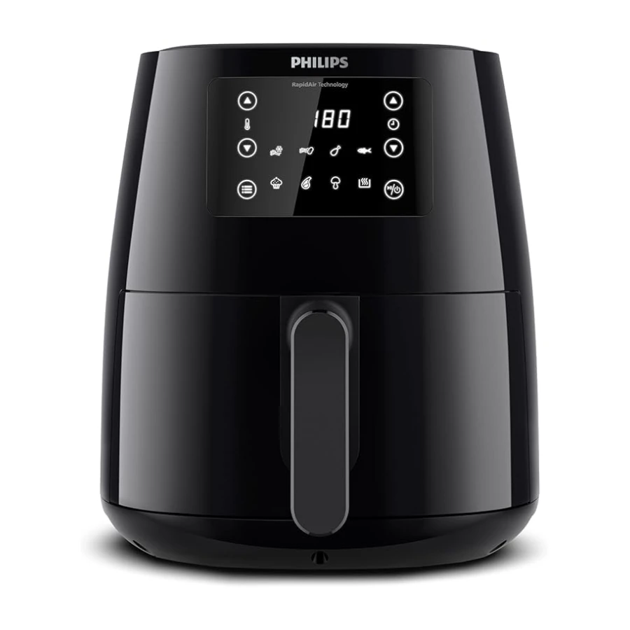 Philips Airfryer 3000 Serisi L - 4,1L, 13'ü 1 arada işlev, 7 ön ayarlı program,%90 daha az yağ, Rapid Air, HomeID tarif uygulaması, sıcak tutma, bulaşık makinesinde yıkanabilir