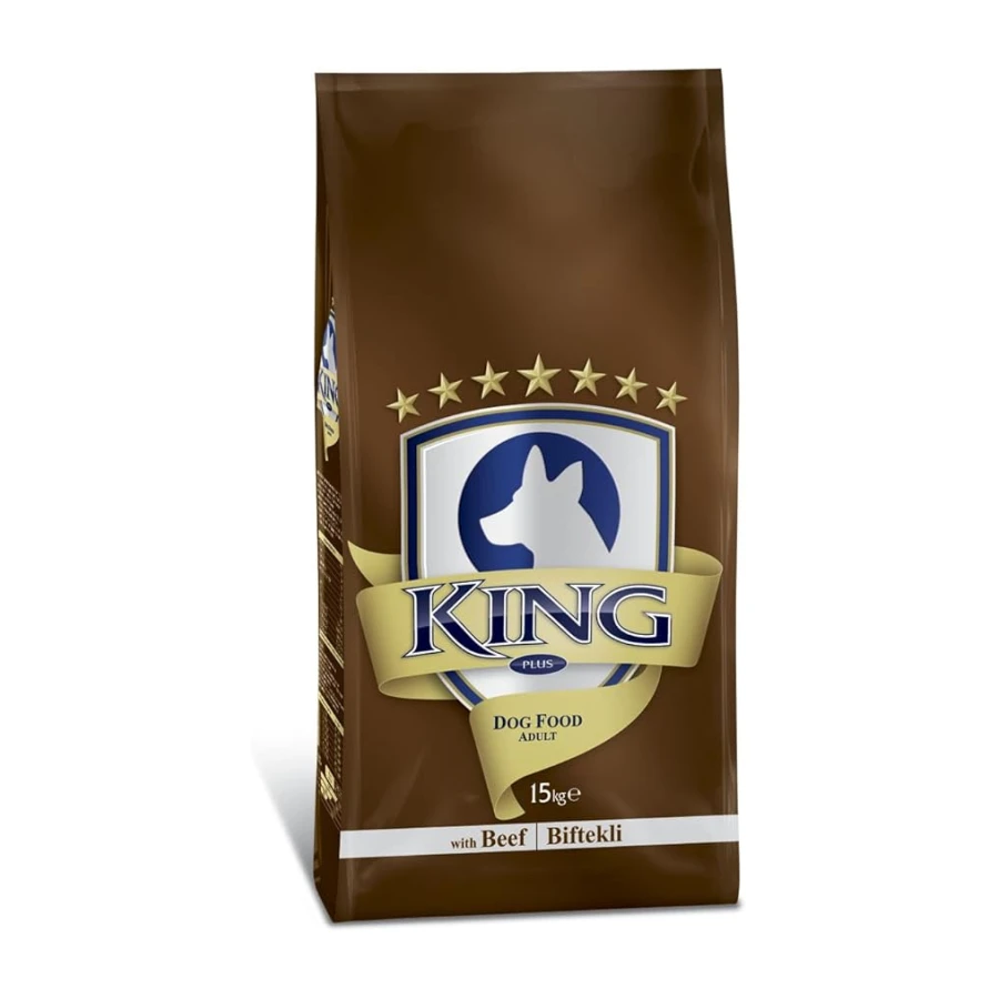 King Biftekli Köpek Maması,Yetişkin Köpekler İçin, 15 Kg