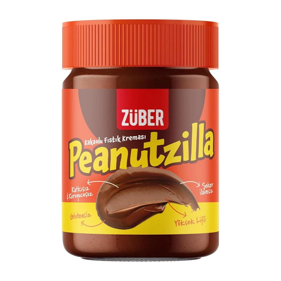 Züber Peanutzilla Kakaolu Fıstık Kreması 315 Gr