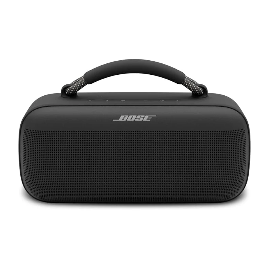 Bose SoundLink Max Bluetooth Hoparlör, Taşınabilir Kablosuz Hoparlör, IP67 Su Geçirmez, 20 Saate Kadar Pil Ömrü, USB-C ve 3,5 mm AUX Girişli, Siyah