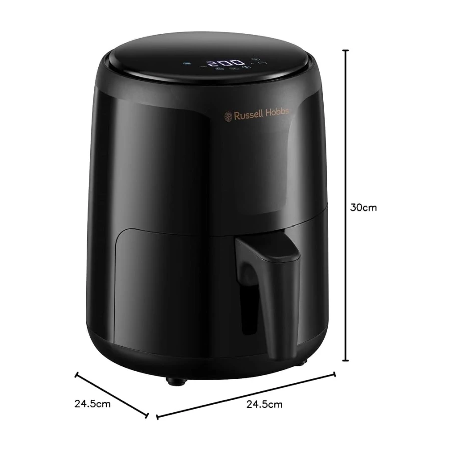 Russell Hobbs 26500-56 SatisFry Küçük Dijital Sıcak Hava Fritözü, 1.8 Litre Kapasite, Siyah