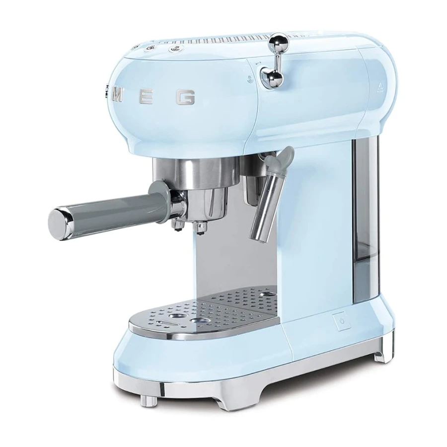 Smeg ECF01PBEU Espresso Makinesi, Pastel Mavi