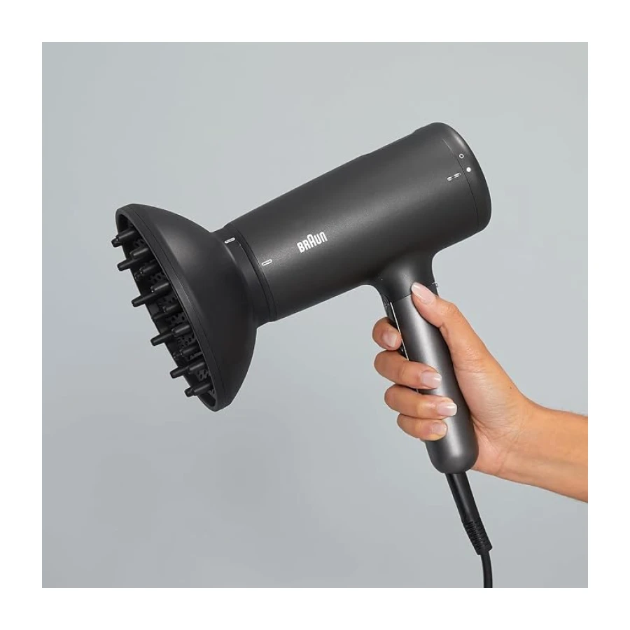 Braun BRHD425E HD4.2 IONTEC Difüzörlü Saç Kurutma Makinesi, 2 Başlıklı, 2100W