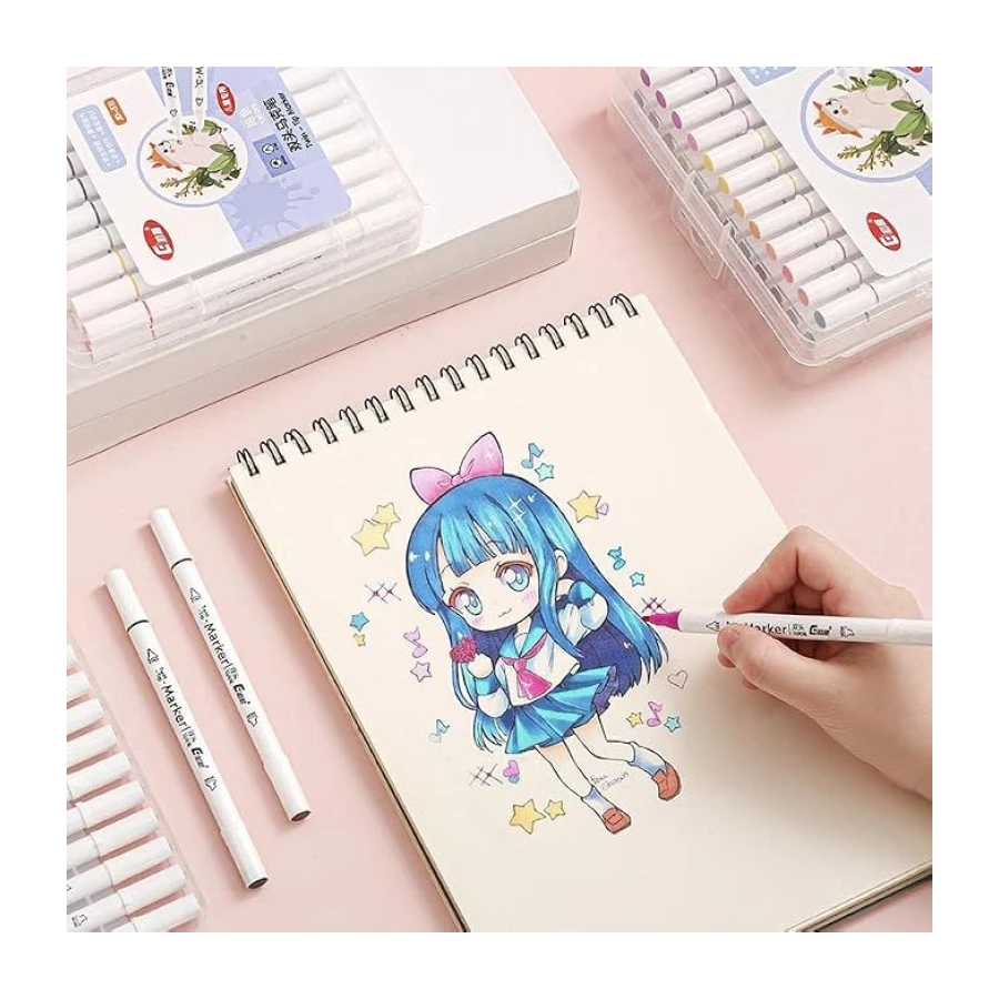 Valkyrie 48 Adet Slim Marker Kalem Seti
