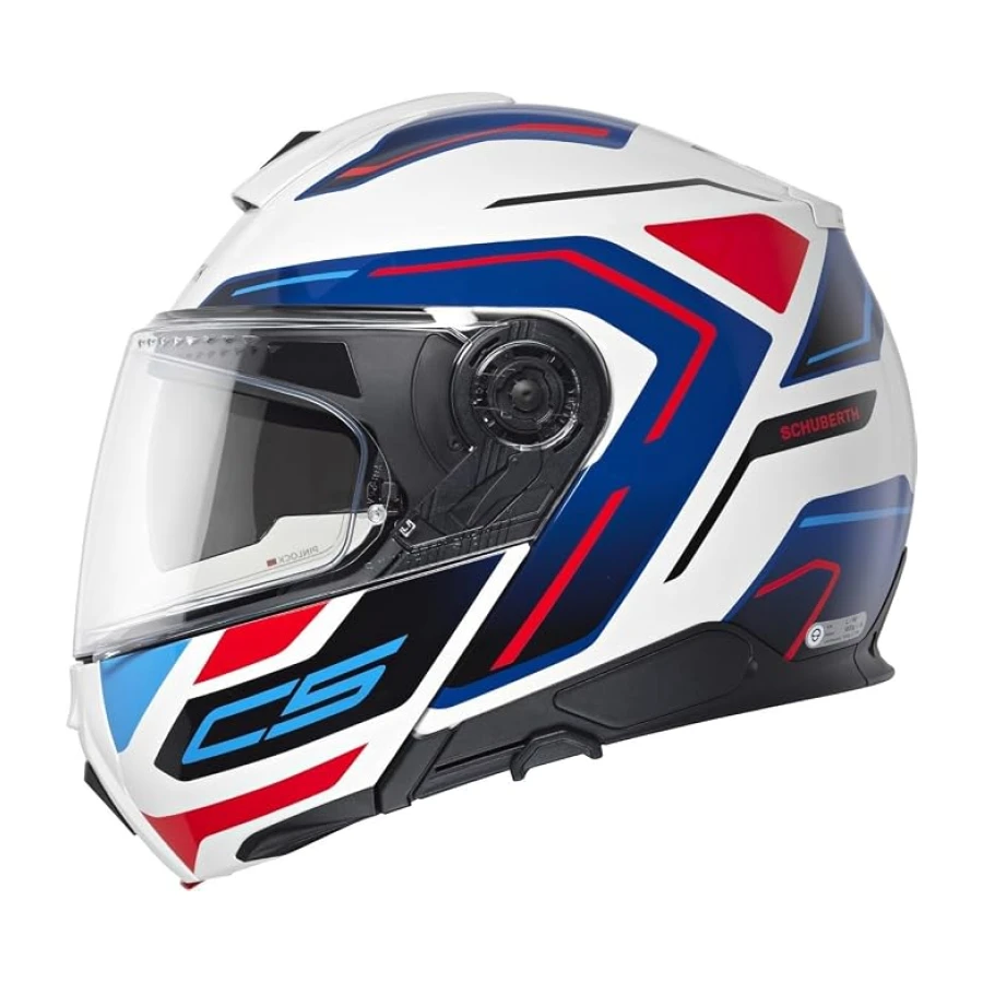 SCHUBERTH C5 Çene Açılır Motosiklet Kaskı-Omega White-61-XL