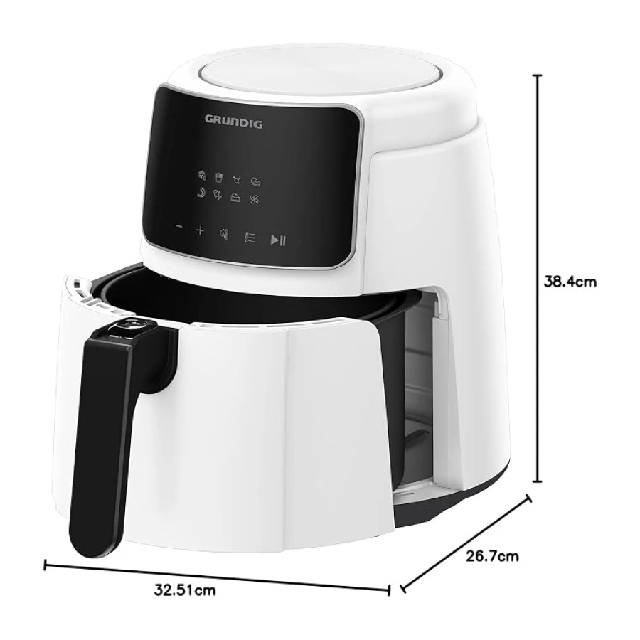 Grundig 3,9 Litre, 1500 Watt Beyaz Airfryer