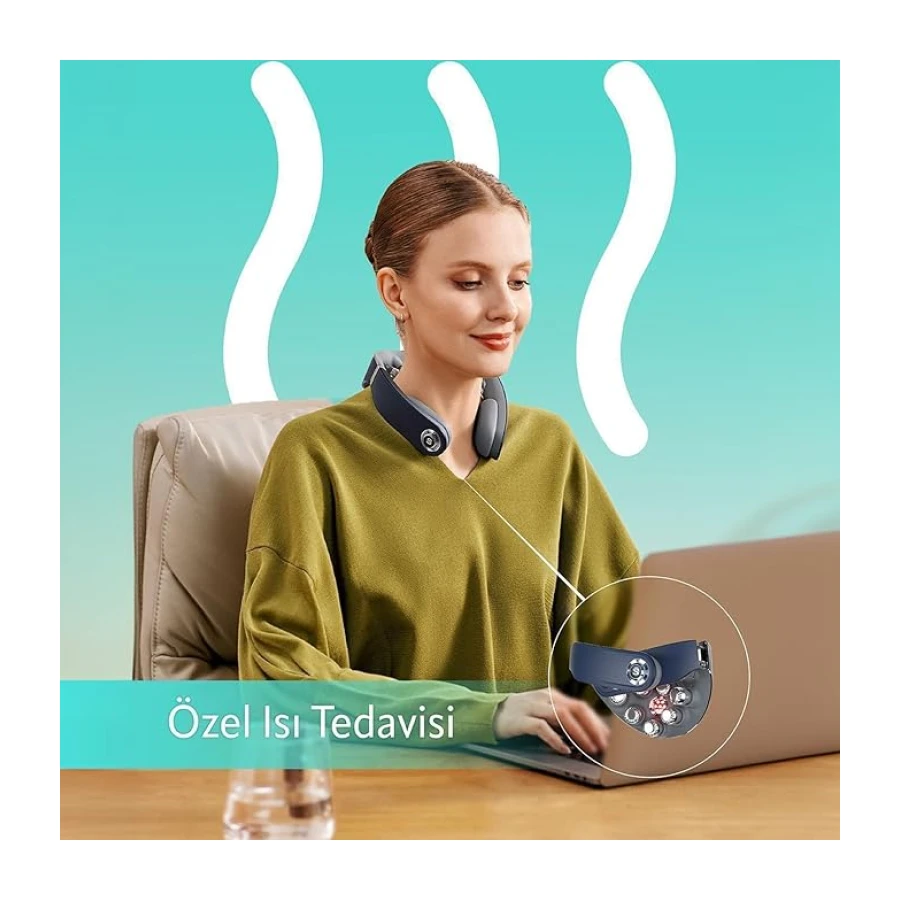 SKG G7 Pro Fold | TENS-EMS Akıllı Boyun Masaj Aleti | Mobil APP | Isı Terapisi-Termoterapi | Titreşim Masajı