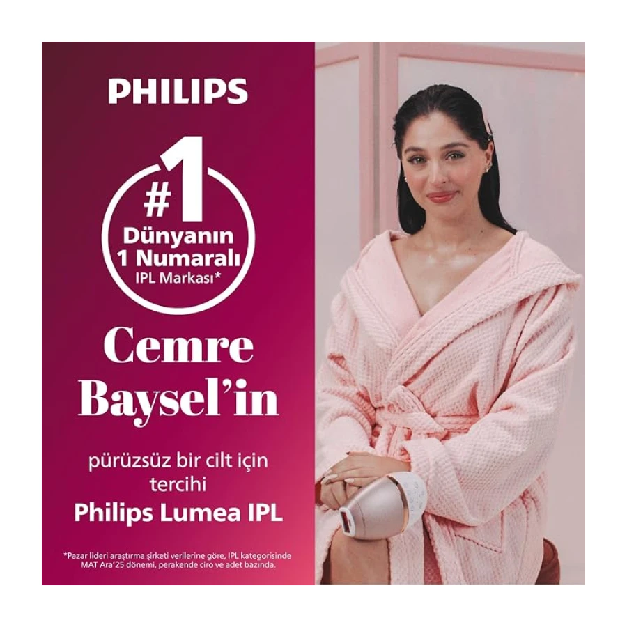 Philips Lumea 9900 Serisi BRI953/01 IPL Tüy Alma, SkinAI Uygulama,Vücut,Yüz ve Bikini,3 Başlık,Çanta