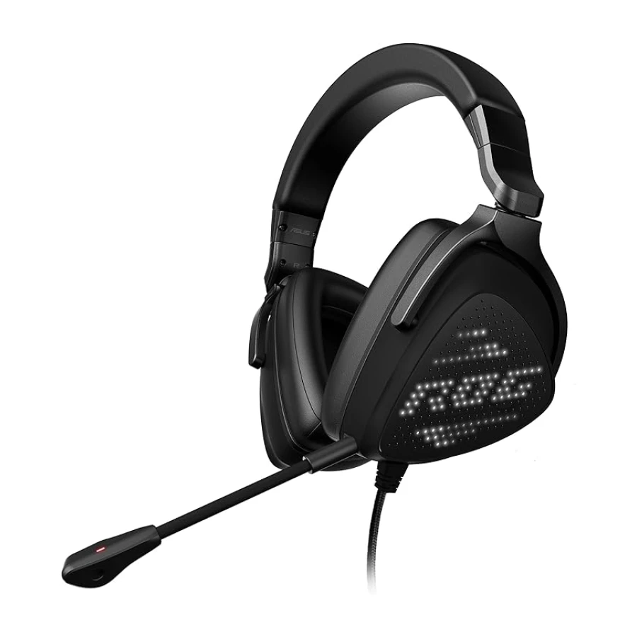 ASUS Rog Delta S Animate 7.1 Ess Quad Dac Ai Mic Özellikli Dairesel Rgb Aydınlatma USB-C Bağlantılı Rgb Oyuncu Kulaklığı