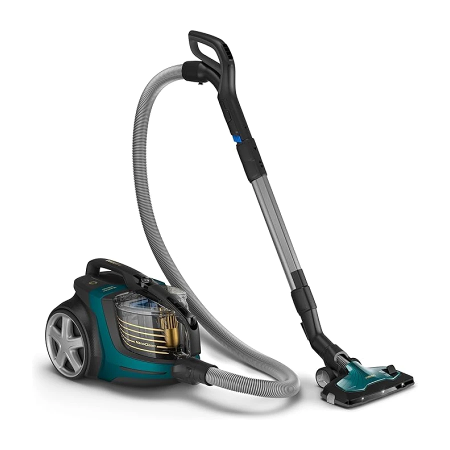 Philips Marathon Ultimate Toz Torbasız Elektrikli Süpürge, 899W, PowerCyclone 10, TriActive Ultra LED Başlık, Power Max Sensör, XB9185/07