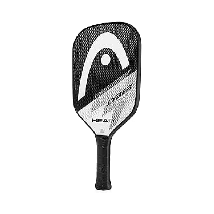 Head Cyber Elite Pickleball Paddle, Fiberglas Yüzey, Siyah/Beyaz Renk, Orta Seviyelere Başlıyor
