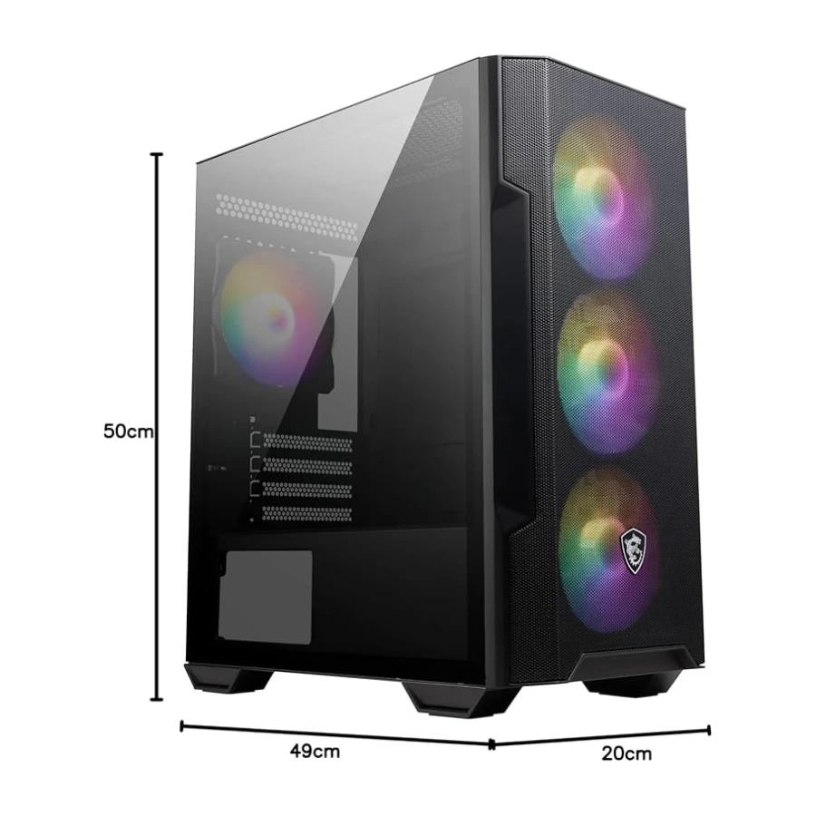 ŞAFAK-GAMING DDR5 Masaüstü Oyuncu Bilgisayarı, Intel Core i5 14400F, RTX 5060 8GB DLSS4, 16GB DDR5 RAM, 1TB M.2 NVMe SSD, Windows 11 Pro, Wi-Fi, RGB Kasalı Render PC