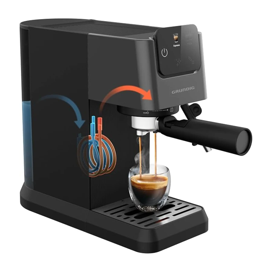 Grundig KSM 4330 Delisia Coffee Yarı Otomatik Süt Köpürtücülü Espresso Makinesi