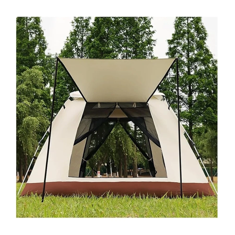 8-10 Kişilik Otomatik 4 Mevsim Kamp Çadırı | 280X280X155 Cm | Su Geçirmez, Hızlı Kurulum, Geniş Alan