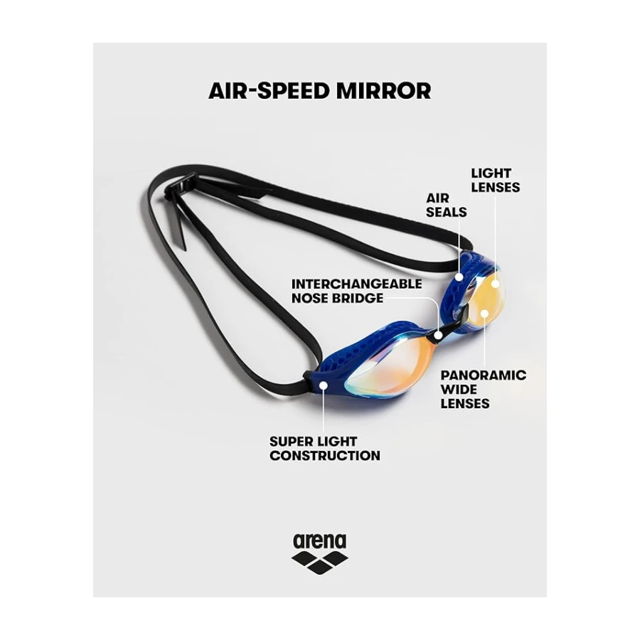 Arena Air Speed Mirror Outdoor Racing Yüzücü Gözlüğü