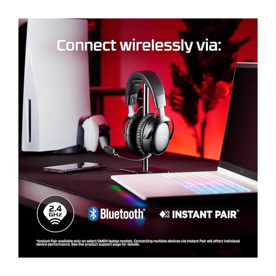 HyperX Cloud III S Wireless Black Gaming Headset Kablosuz Oyuncu Kulaklığı