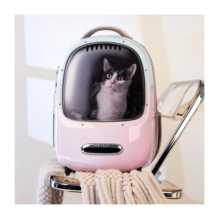 Petkit Breezy 2 Evcil Hayvan Çantası Pembe (Resmi Distribütör Garantili)