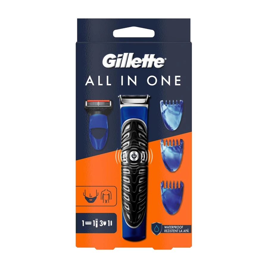 Gillette Fusion Proglide Styler 4'ü 1 Arada Tıraş Makinesi (Tıraş Bıçağı, Kenar Düzeltici, Sakal Şekillendirici ve Vücut)