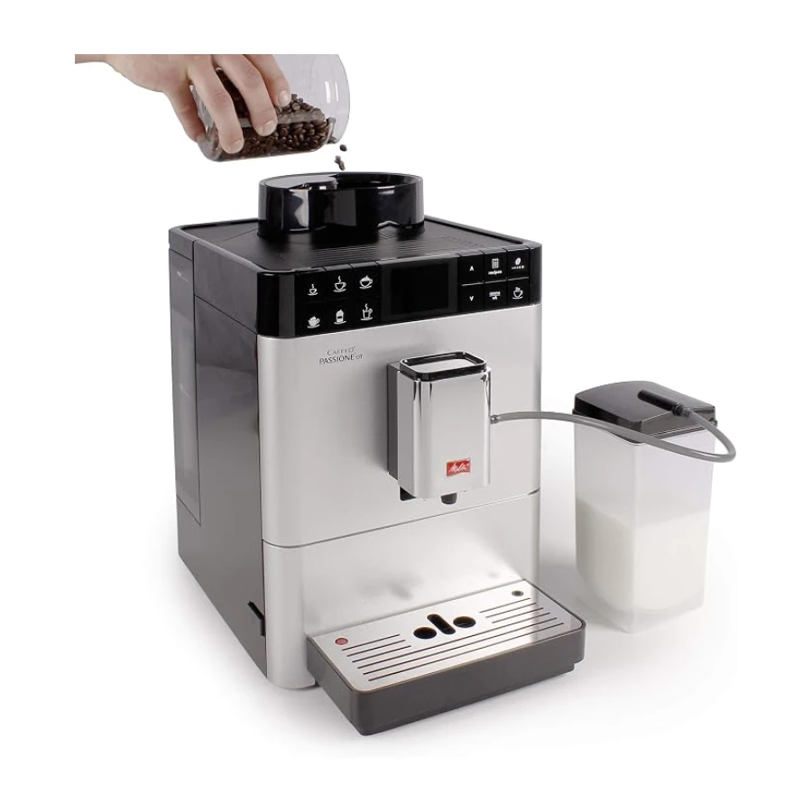 Melitta Caffeo Passione OT Tam Otomatik Kahve Makinesi Siyah Gümüş