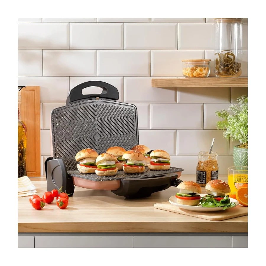 Schäfer 2S259-25007-GUL01 Grıll Chef Tost Makinesi, Rosegold