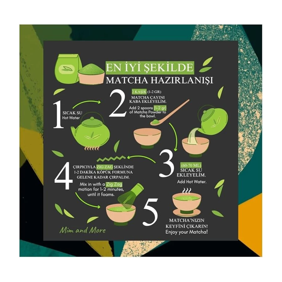 Mim and More Pure Matcha - Saf Matcha, 100 Gr
