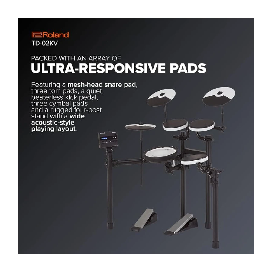Roland TD-02KV V-Drums Elektronik Davul Seti