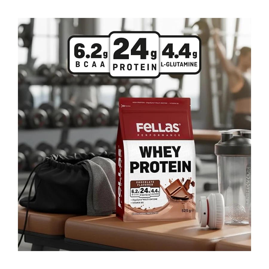 Fellas Performance Çikolata Aromalı Whey Protein 525g