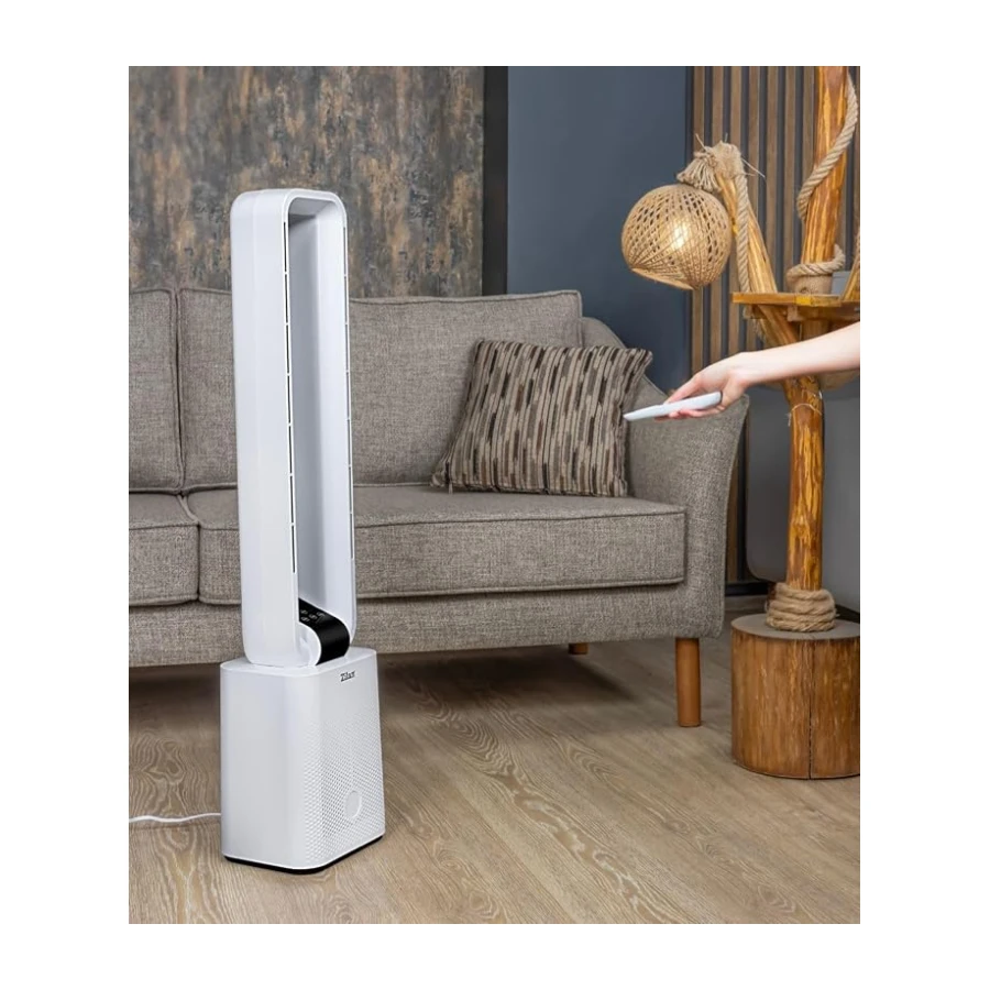 Zilan ZLN1085 Kule Tipi Vantilatör | Uzaktan Kumanda | Geniş Salınım |12 Hız Ayarı Diğital Fan