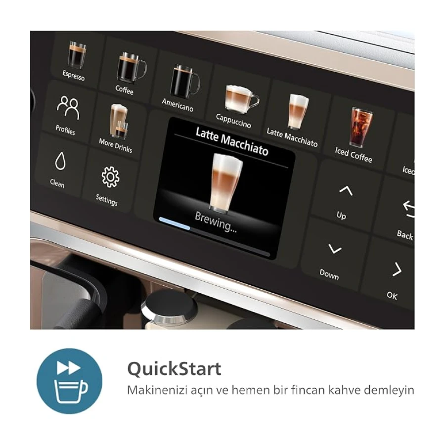 Philips 5500 Serisi LatteGo Tam Otomatik Espresso Makinesi