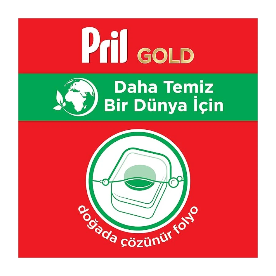 Pril Hepsi Bir Arada Extra Tablet Bulaşık Deterjanı 80 Yıkama, 80 tablet