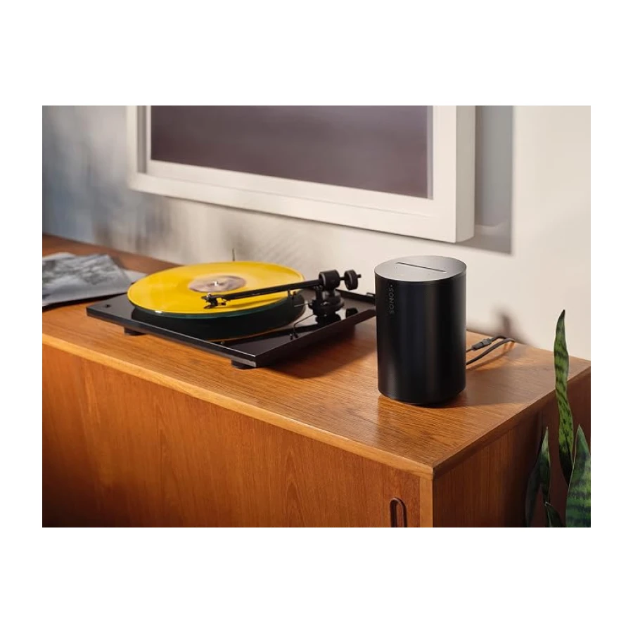Sonos Era 100, 3 Class-D Amfi, Çift Açılı Tweeter ile Geniş Stereo Ses, Güçlü Woofer, Wifi 6 & Bluetooth 5.3, Trueplay™ Oda Akustiği Ayarlı, Airplay 2 ve Amazon Alexa Uyumlu Kablosuz Akıllı Hoparlör - Siyah