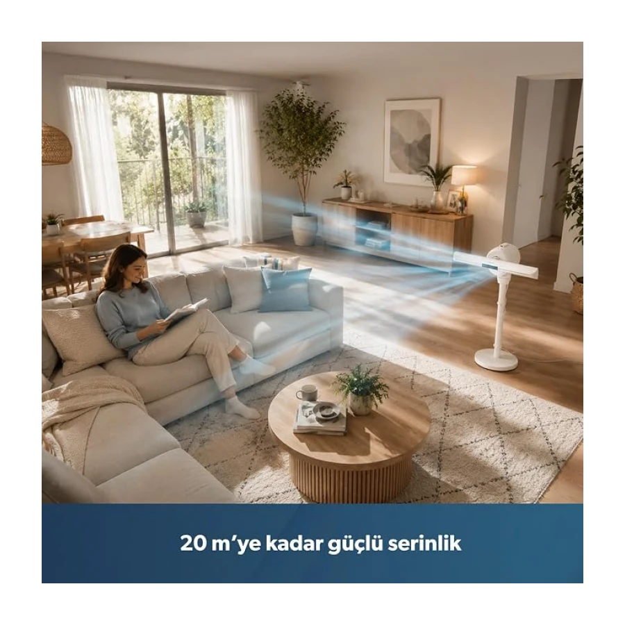 Homend AeroCool 9013H Zaman Ayarlı Çok Yönlü Vantilatör | Sessiz Soğutma Gücü