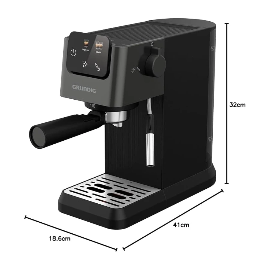 Grundig KSM 4330 Delisia Coffee Yarı Otomatik Süt Köpürtücülü Espresso Makinesi