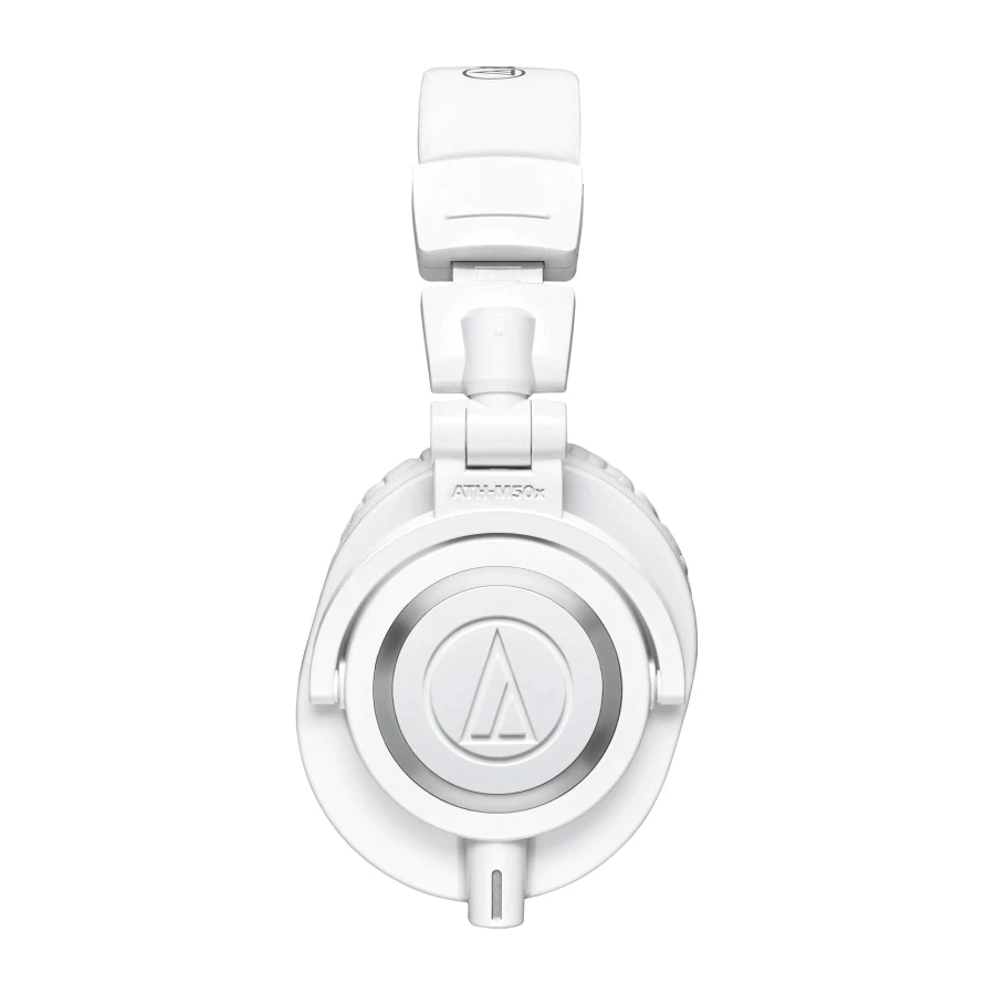 Audio-Technica M50xWH Stüdyo Kulaklık Beyaz Kablolu, Kapalı - Creators, DJ'ler, Podcasting, Kayıt ve İzleme için