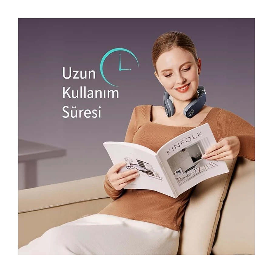SKG G7 Pro Fold | TENS-EMS Akıllı Boyun Masaj Aleti | Mobil APP | Isı Terapisi-Termoterapi | Titreşim Masajı