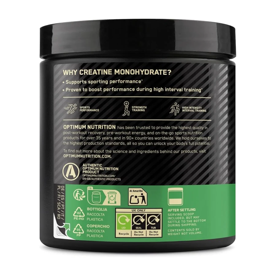 Optimum Nutrition Creatine Portakal Kreatin 248G