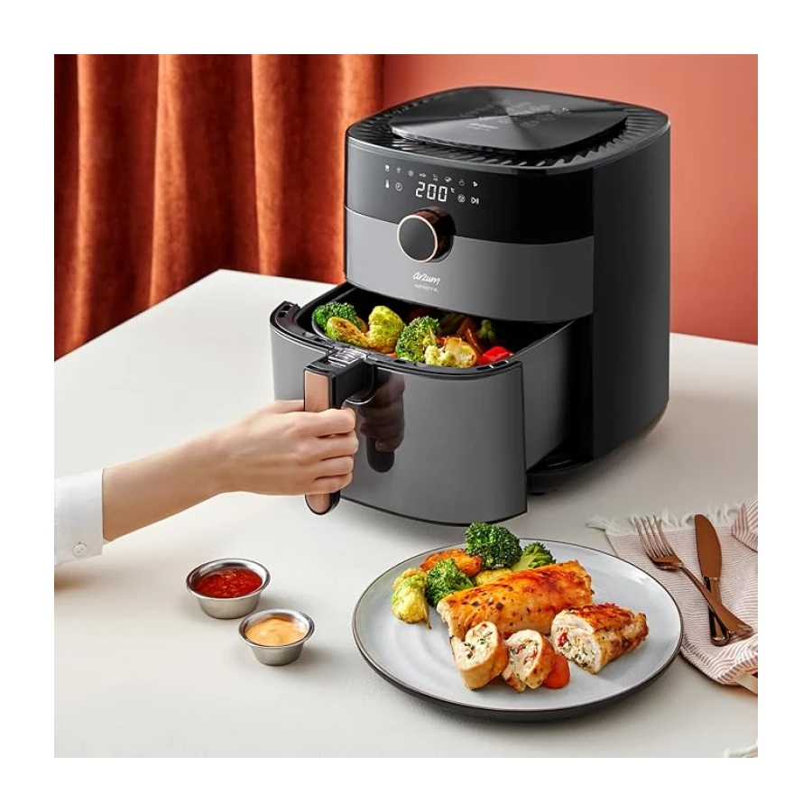 Arzum AR2074-G Airtasty XL Air Fryer Sıcak Hava Fritözü Gümüş