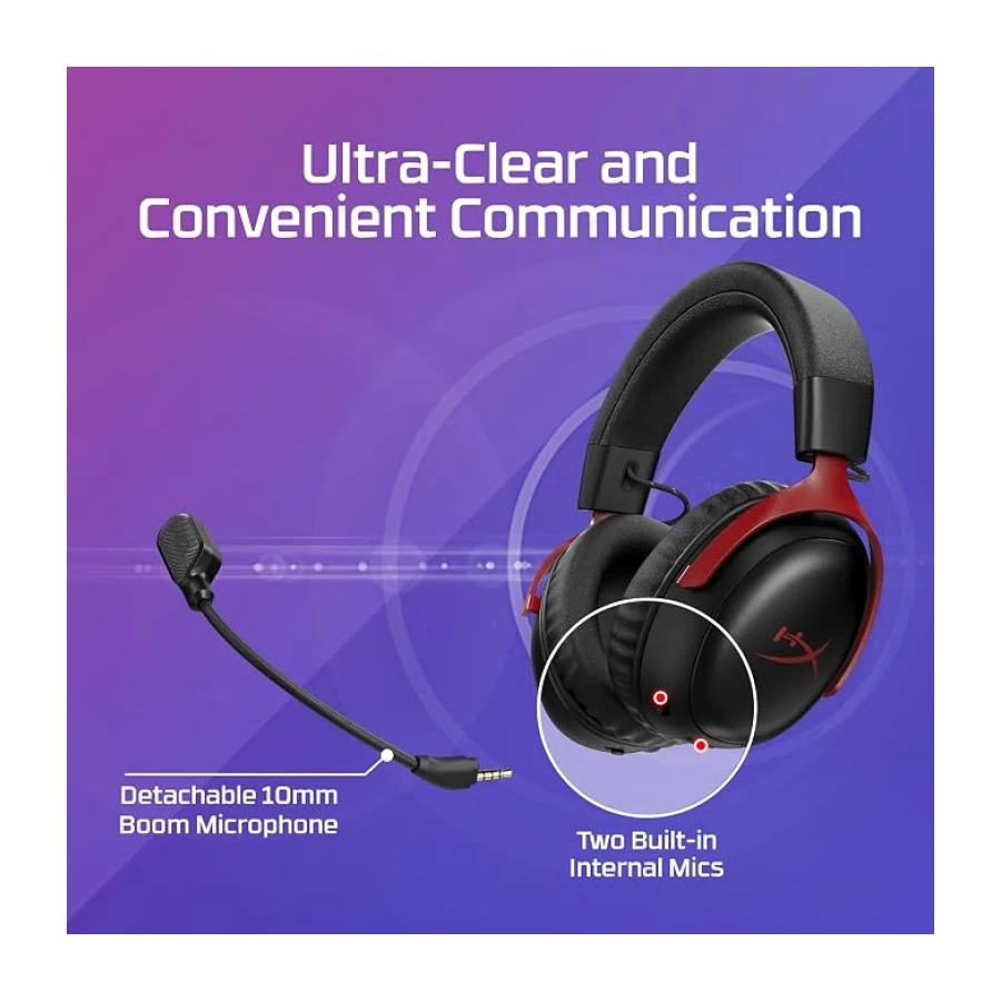 HyperX Cloud III S Wireless Black Gaming Headset Kablosuz Oyuncu Kulaklığı