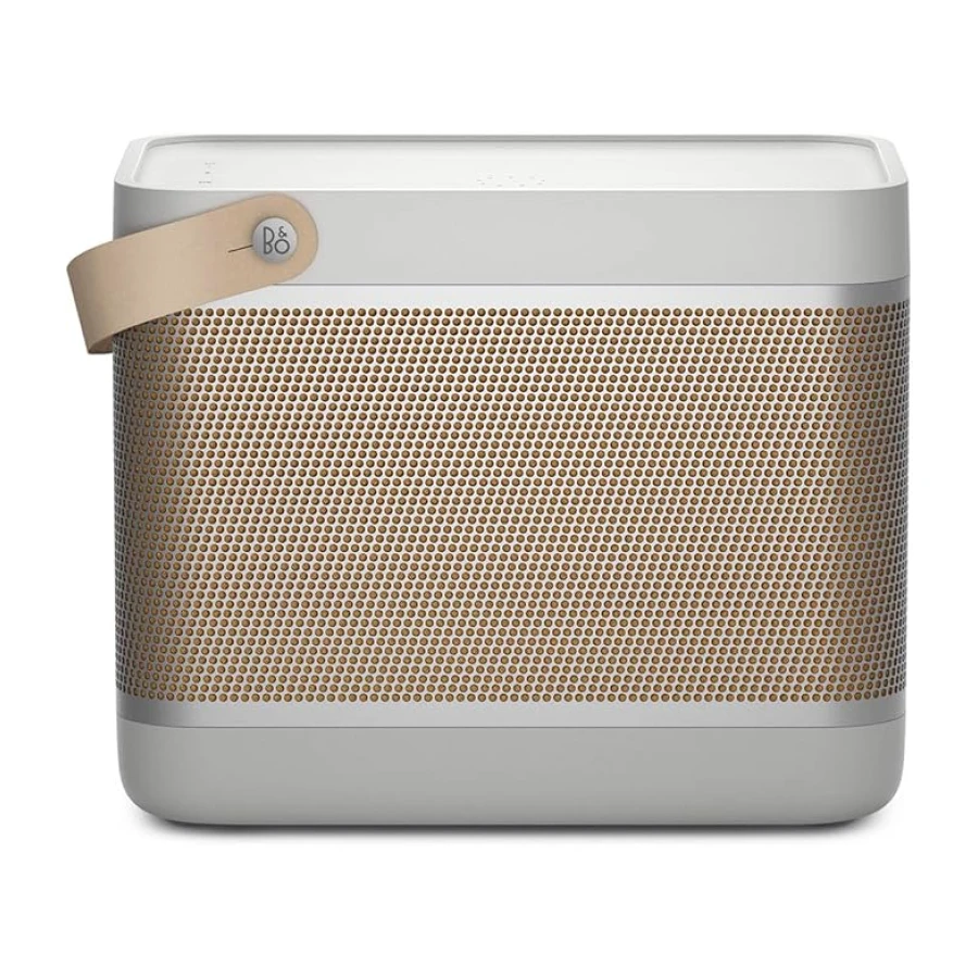 BANG & OLUFSEN Beolit 20 - Taşınabilir Bluetooth Hoparlör - Kablosuz Şarj Pedli, 3.5mm jak çıkışlı - Duman Grisi
