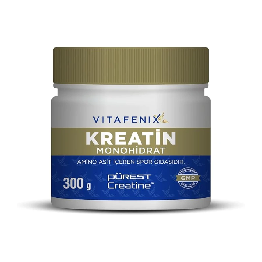 Vitafenix%100 Saf Mikronize Kreatin Monohidrat 300G Toz Sporcu Takviyesi